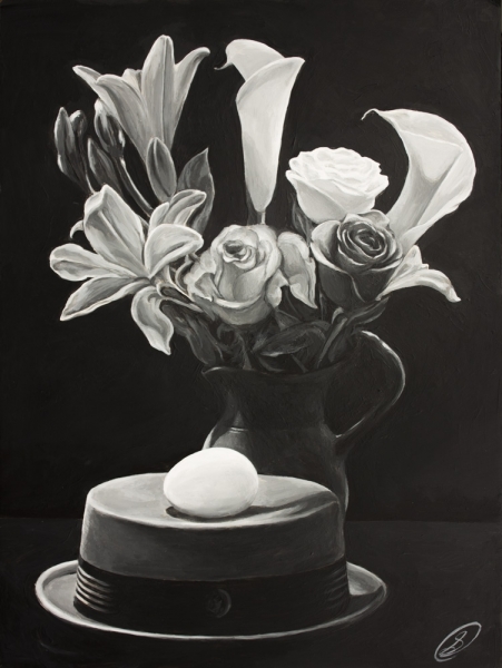 Egg With Flowers